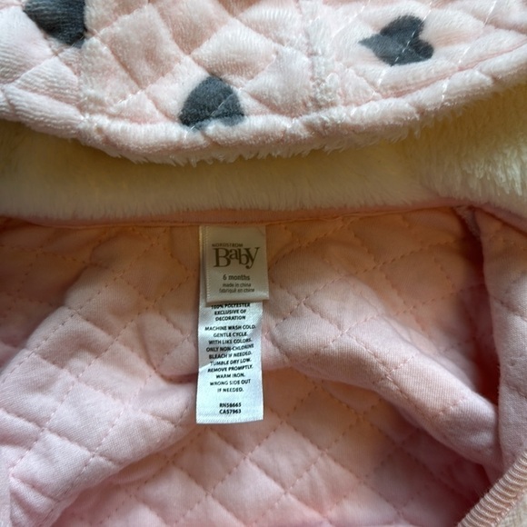 Nordstrom Baby fleece bunting size 6 months - Picture 3 of 3